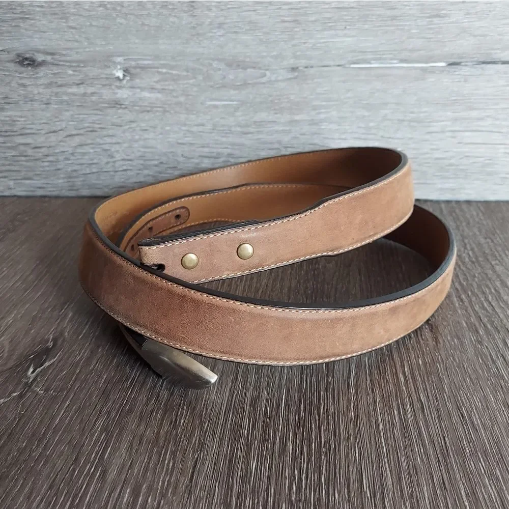 Vintage 1996 Nocona Brown Belt NO BUCKLE Size 46